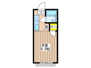 シルクハイム岩崎Ｂの物件間取画像